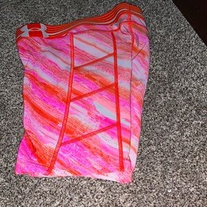 Under Armor girls sliding shorts